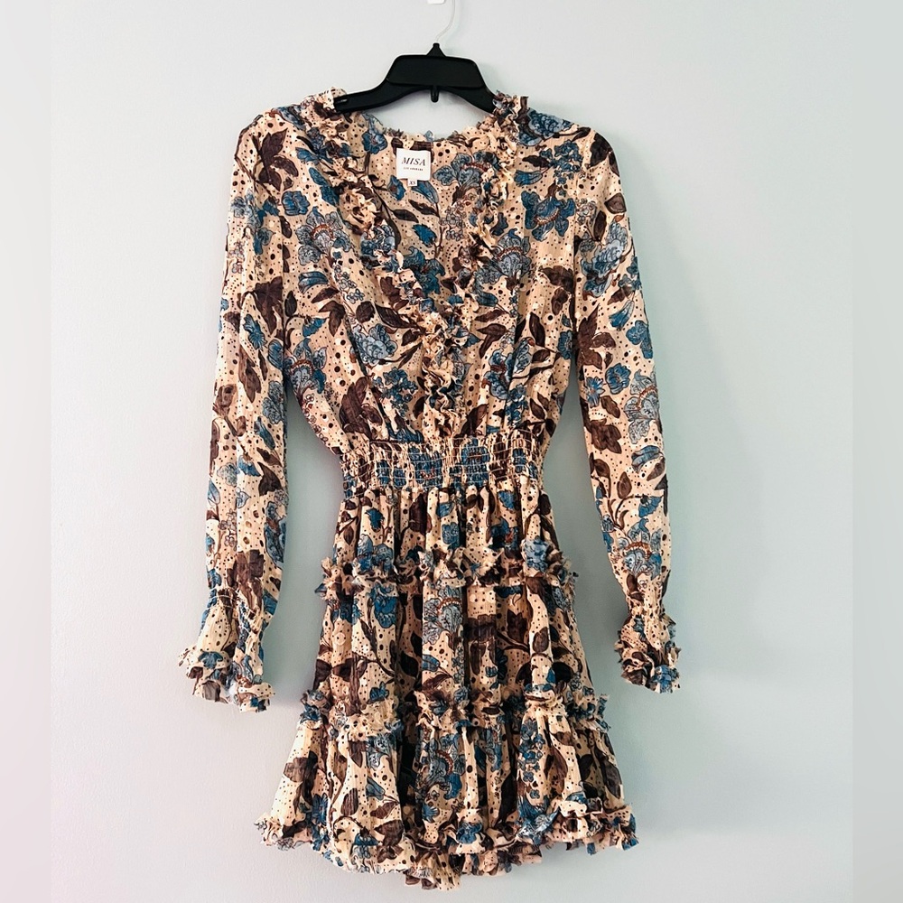 Misa floral mini dress